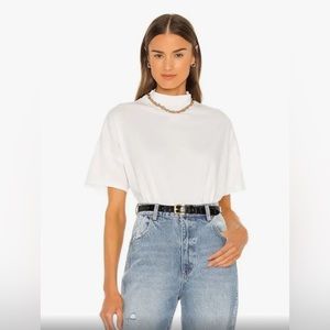Free People- We the free fearless mock neck t shirt